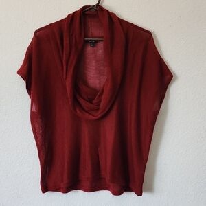Apt. 9 Burgundy Cowl Neck Sweater